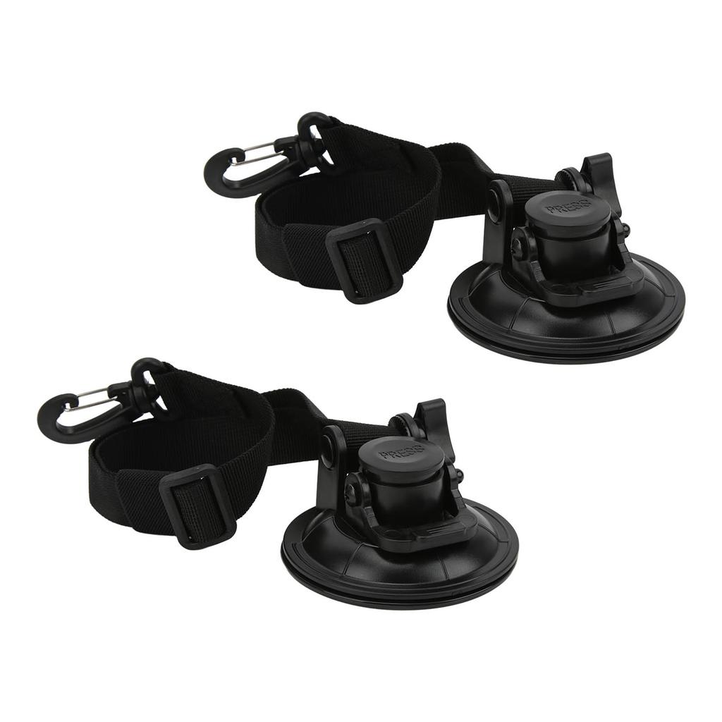 2 bucăți 9 cm ventuză de ancorare cârlig de fixare cu carabinier pentru copertina laterală a mașinii