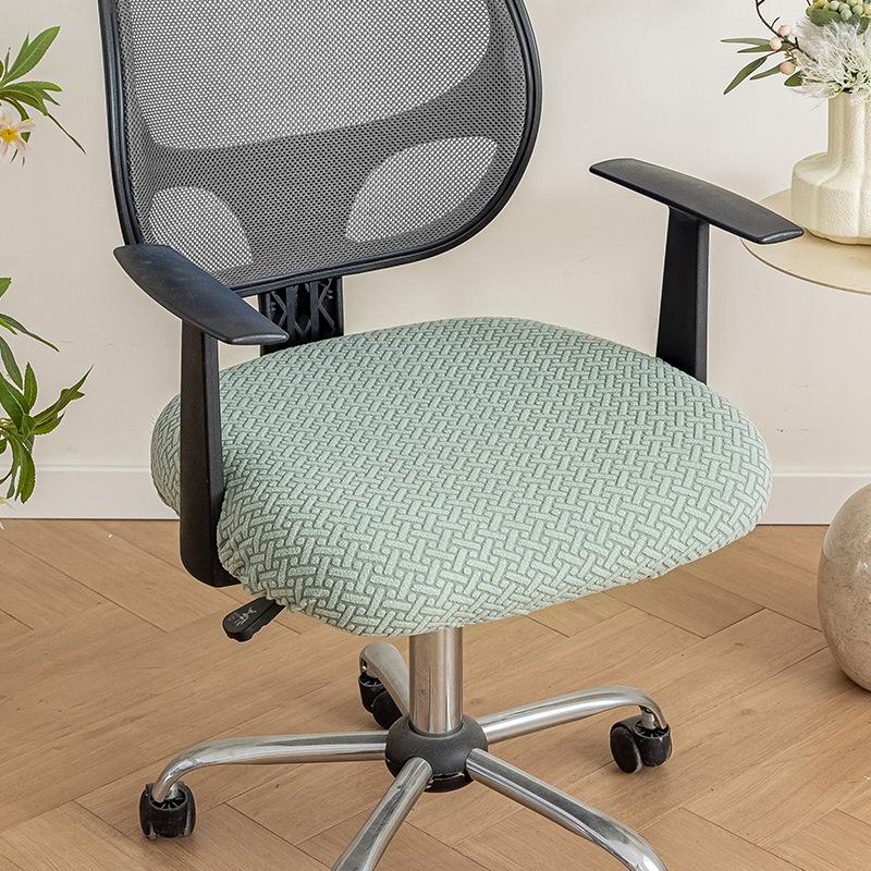 

Computer Chair Cover Four Seasons Universal Elastic Non-slip Office Chair Cover Household Seat Cushion Cover Universal Seat Cover one size