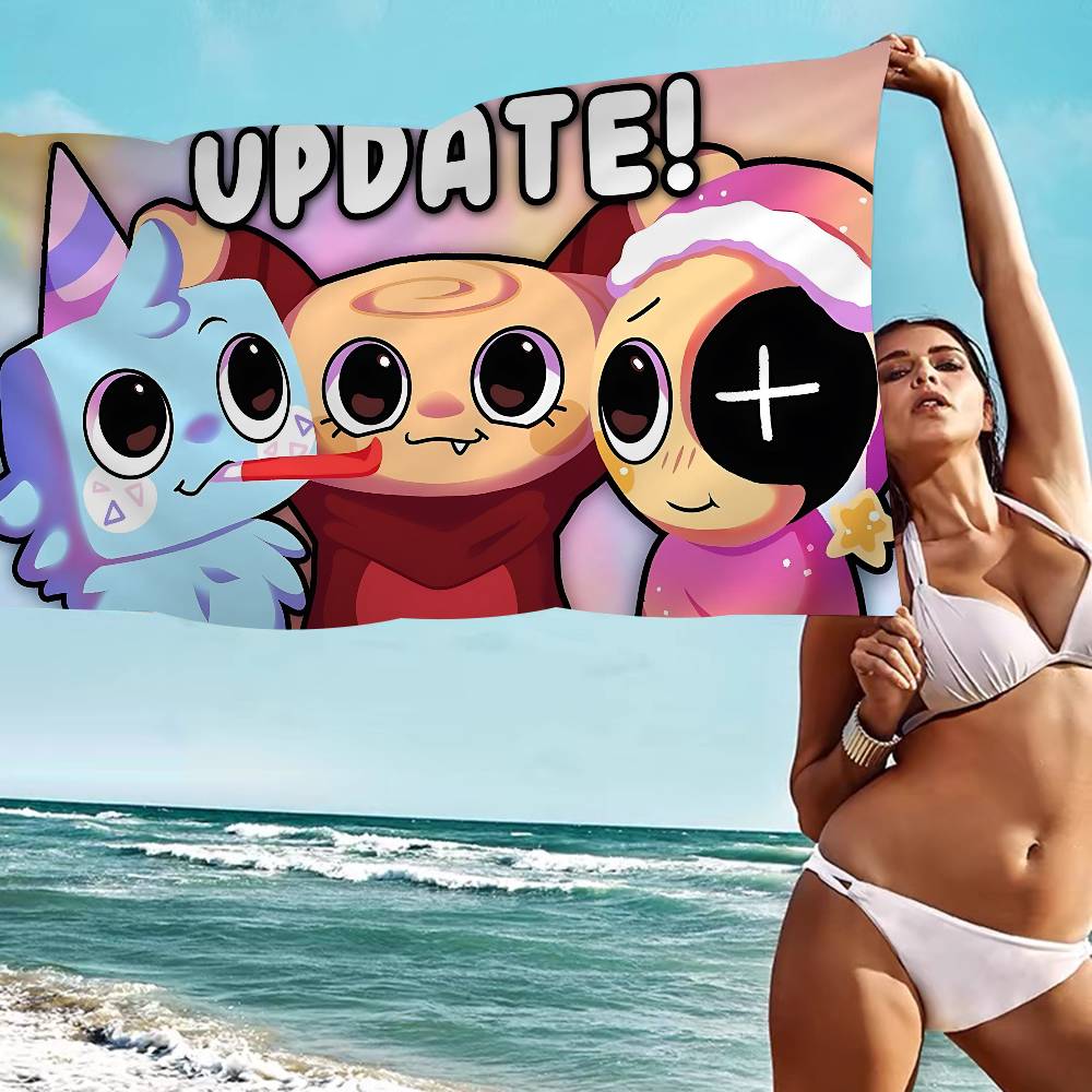 D-Dandys WorldS Cartoon Badetuch Mikrofaser Weich Wasserabsorbierend Atmungsaktiv Für Mädchen Kinder Dekorative Cartoon Strandtuch