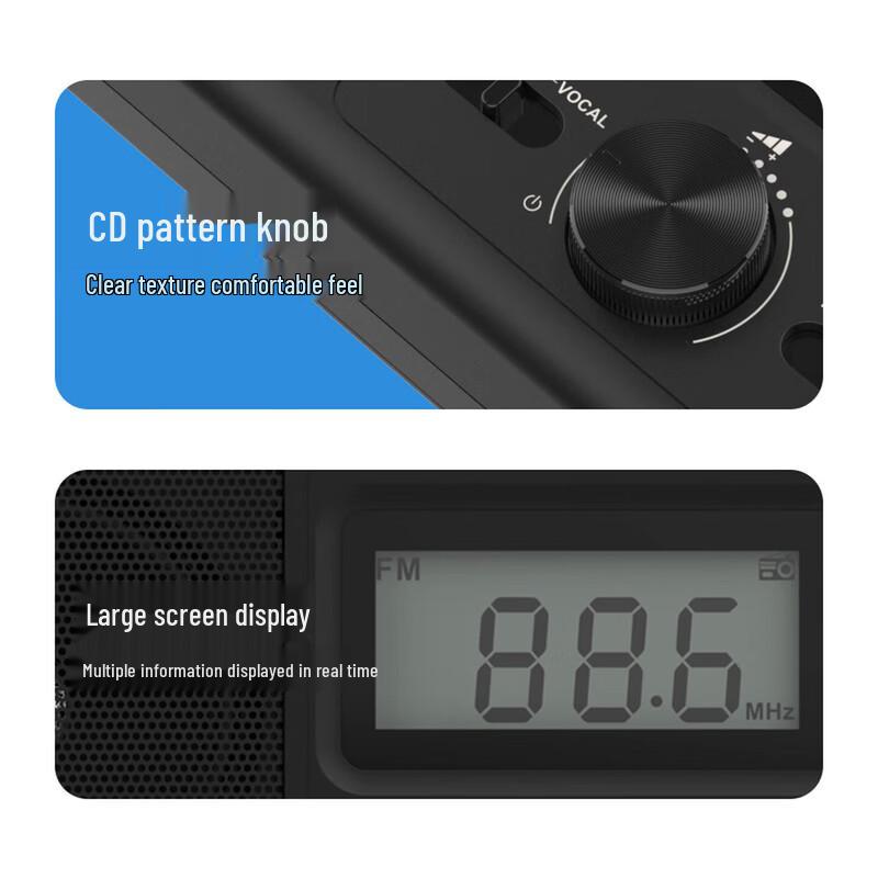 Philips Portable Full-Band Radio Speaker with DSP and TF Card (CN version)