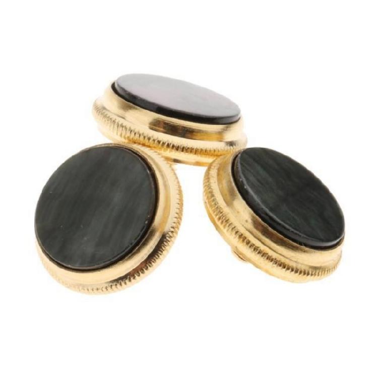 3pack Professional Trumpet Repair Part Trumpet Valves Finger Button Cap Replacements for Trumpeters Students