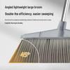 Clear Broom & Thick Dustpan Set: Household Soft Bristle Sweep Tool