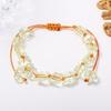 Fashion Versatile Irregular Cut Crystal Transparent Textured Bracelet Summer Holiday Atmosphere Women's Jewelry