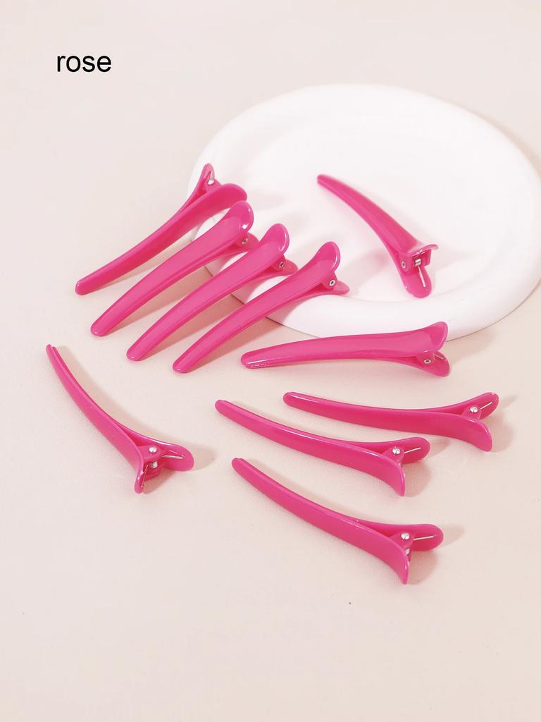 10piece/bag smooth duckbill clip set, spring clip elegant wrinkle free hair clip, hairstyle tool