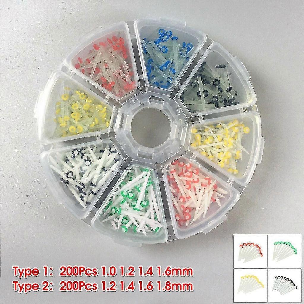 200Pcs Dental Fiber Post Glass Quartz Teeth Restorative 1.0 1.2 1.4 1.6 1.8mm