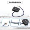 Uxcell Trunk Release Switch Plastic Automotive Rear Trunk Lid Release Opener Button Assembly 3-Terminal