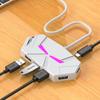 4/7 Ports Usb 3.0 Hub 5Gbps Usb Docking Station Usb Hub Usb Splitter Otg Adapter With Type C Power Port For Pc Laptop