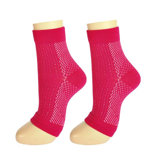 1 Paar Fersensporn Socken Achillessehnenentzündung Linderung Sportliche Fuß Knöchel Bandage Socken Rutschfest Feuchtigkeitstransportierend Herren Damen Zehenlos Knöchel Kompressionsmanschetten