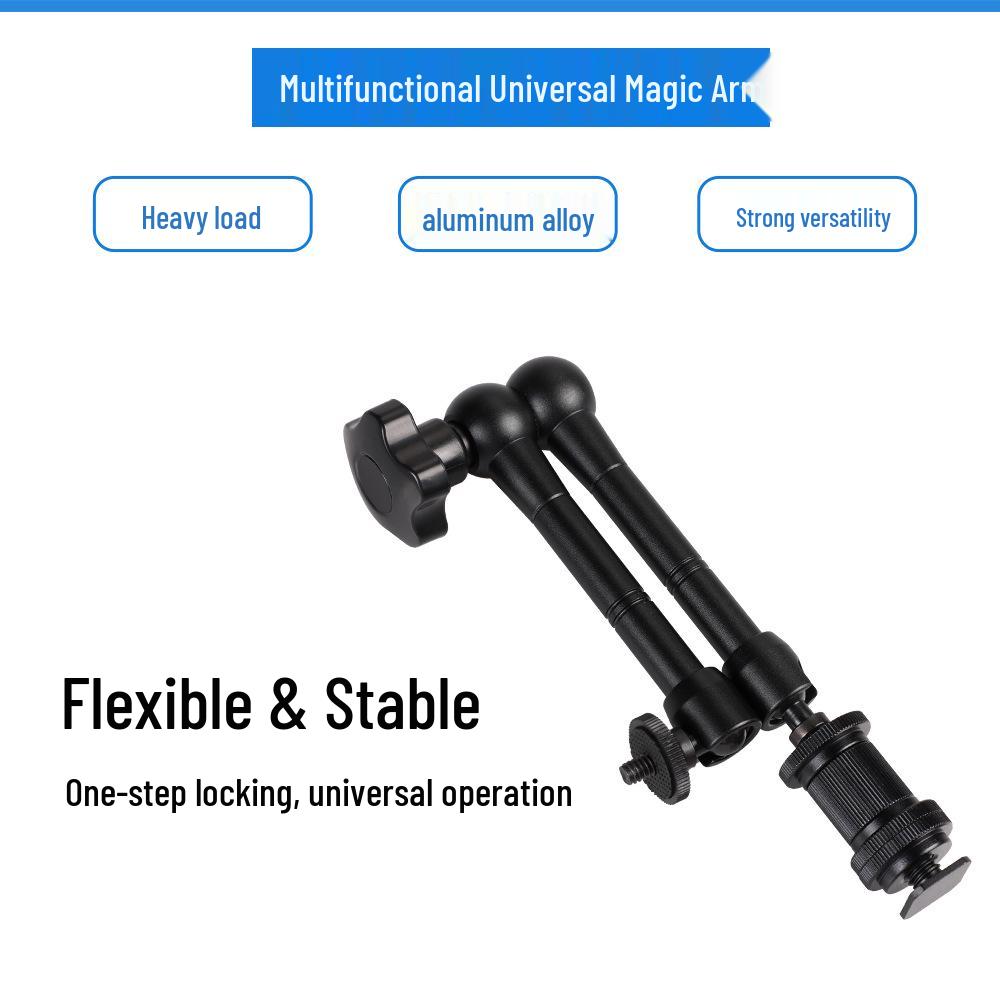 SLR Camera Magic Arm Mount Kit with 7/11-Inch Size Options – Includes Large/Small Crab Clamp and Mighty Clamp