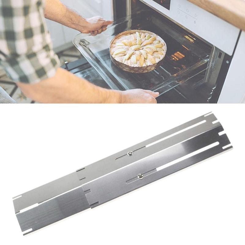 Universal Gas Grilling Heat Plate Shield Replacement Adjustable Stainless Steel Burners Cover Even Heat Distribution