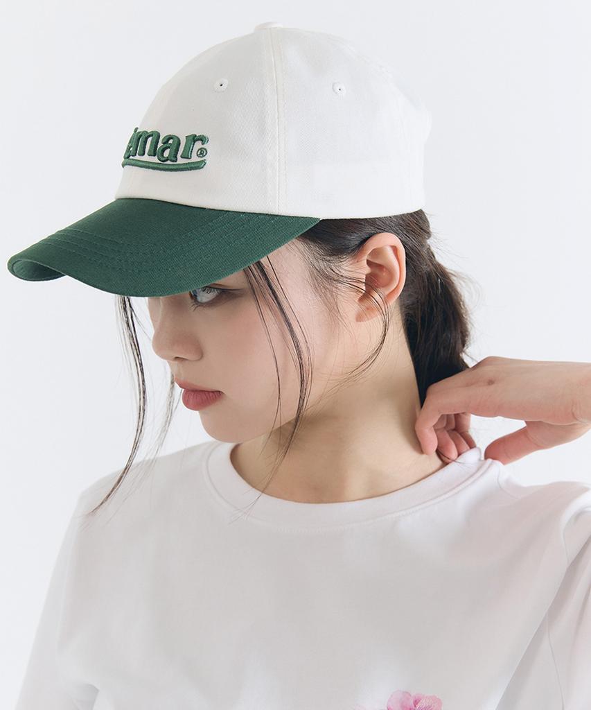 LIEMAR Embossed Embroidery Two-Tone Ball Cap Green