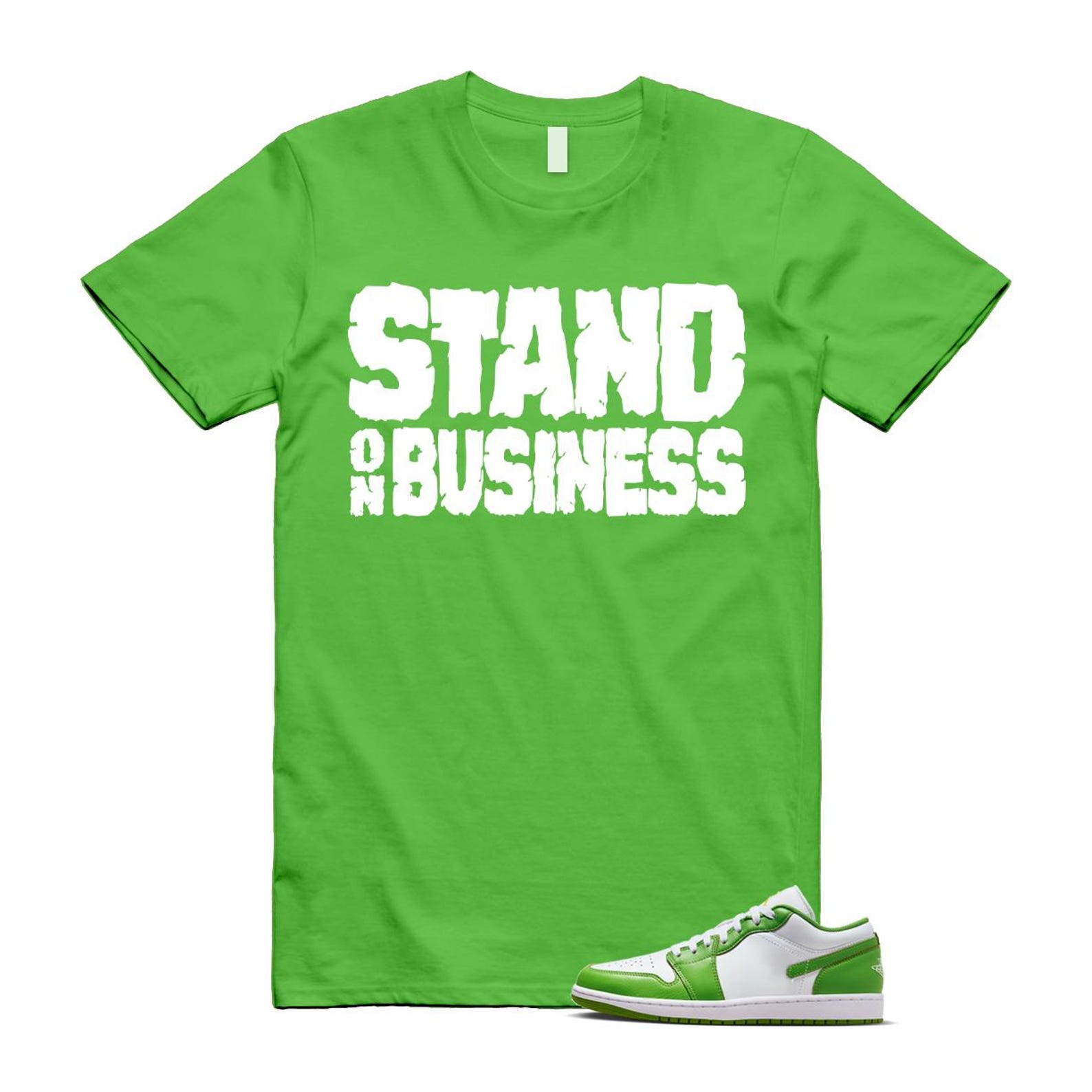 1 Chlorophyll Green White Lightning Low SE T Shirt Match SOB XL