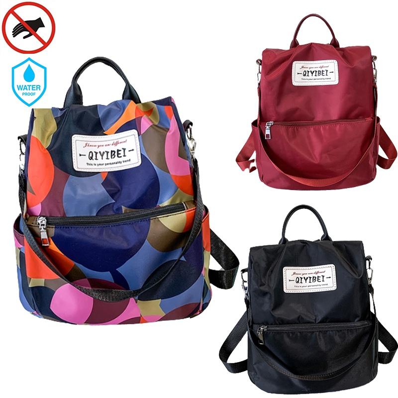 Lightweight And Durable Women's Oxford Shoulder Bag With Detachable Strap