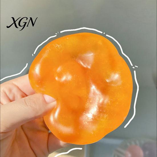 TPR Material Stress Reliever Slow-Rising Coconut Oil Squeeze Toy Moldable Fidget with Realistic Soft Tactile Ball Texture Portable for Kids
