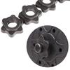 4x Barbell Spinlock Collars Replacement Bar Hexagon Nut for Barbell Bar Training