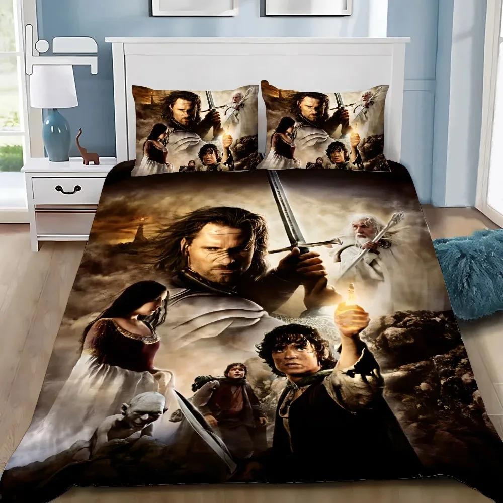 Comforter Exquisite 3D The Lord Of The Rings Wallpaper Hobbit Home Decor Printing Bedding Set Comforter Bed Kids Girls Boys Gift