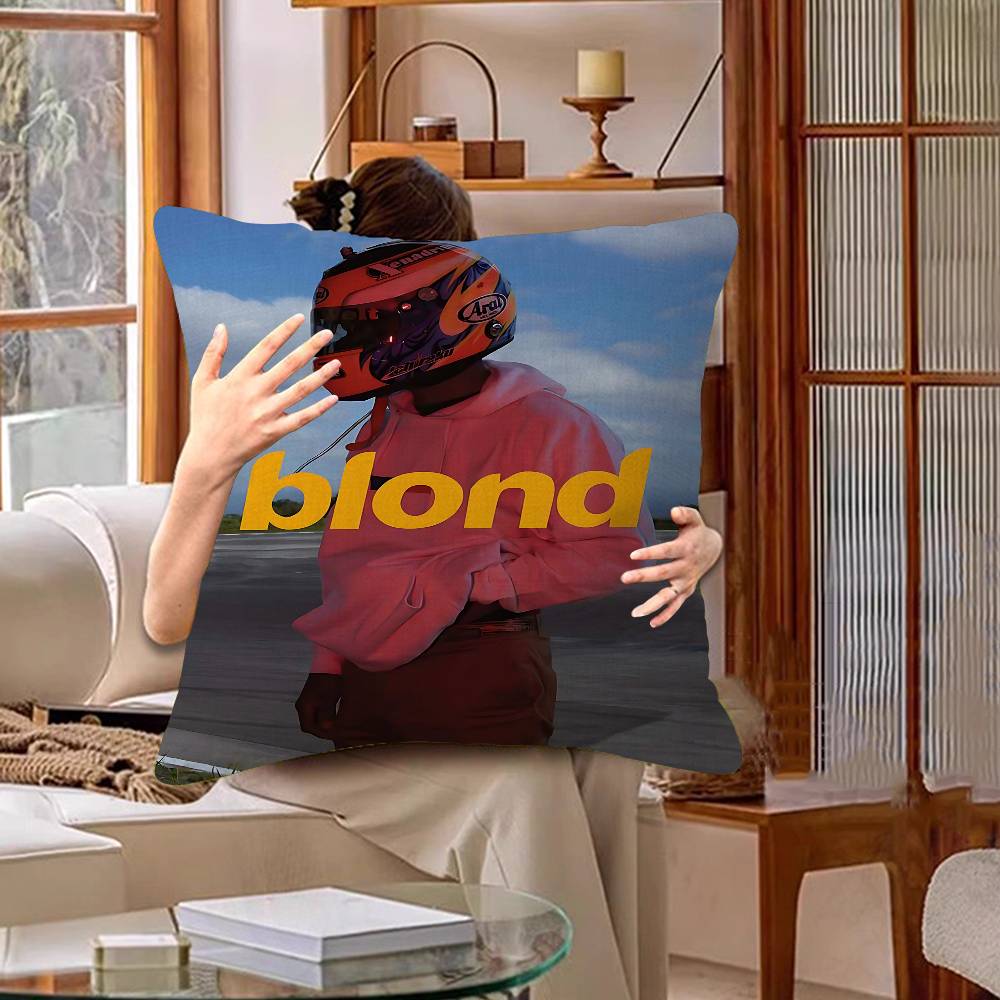Frank Ocean Blond Album Pillow Cover For Bedroom Room And Living Room Sofa Decorative Cushion Cover