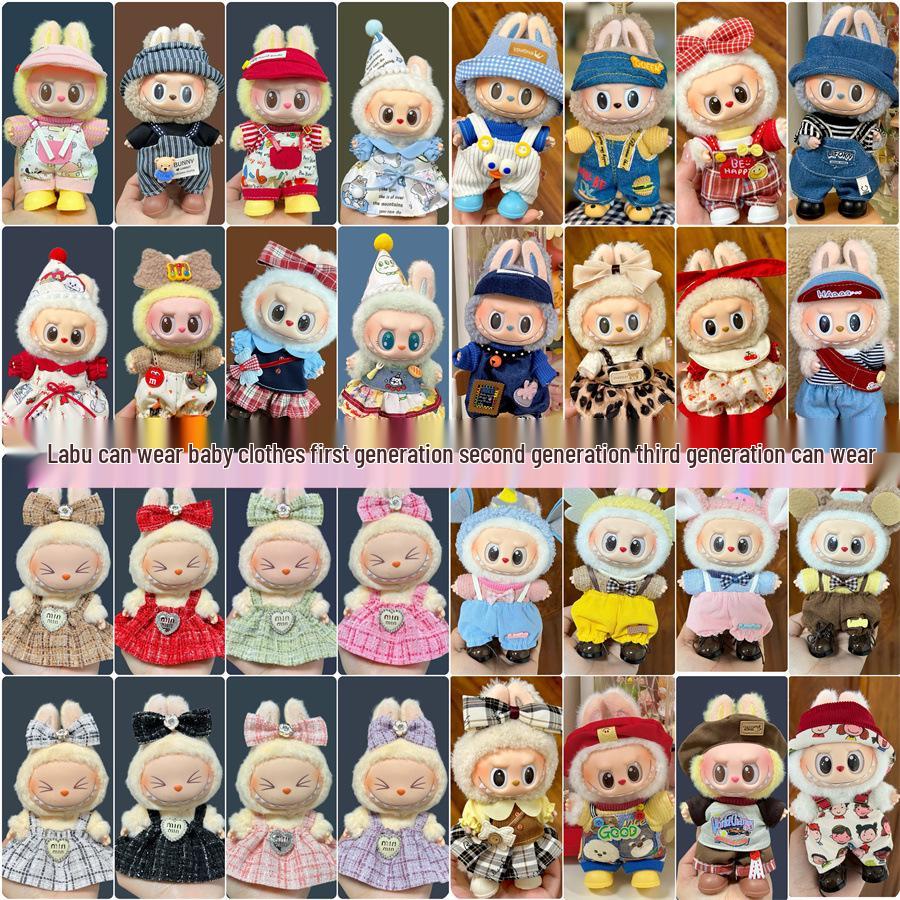 Clothing for 17cm Labbuboo Vinyl Plush Dolls