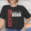 Class of 2026 Senior Graduation Graphic Printed T Shirt for Unisex Unisex Pure Cotton Tee Shirt Clothing