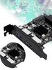 USB 3.0 PCI-E Expansion Card SATA 15Pin Power Port USB3.0 Hub 19pin/20Pin Front Panel PCI-E To USB Expansion Card for PC Desktop