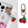 Mode Kirschen Anhänger Handtaschen Anhänger Schlüsselanhänger Damen Exquisit Frucht Kirschen Tasche Zubehör Blickfang Geschenk für Damen