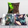 Roronoa Zoro Animation O-One P-Piece Pillow Case Square Pillow Bedroom Sofa Leisure Comfort CushionLiving Room Home Decoration