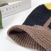 Women's Daily Point Hat Wang Flower Hand Knit Bucket