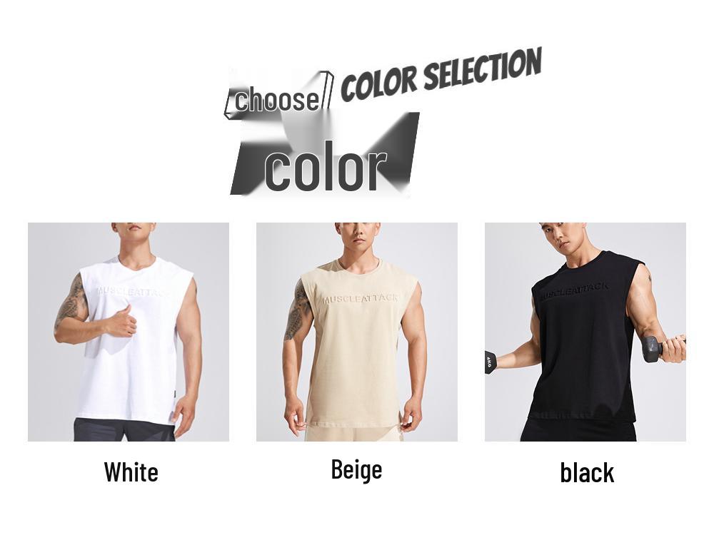 Muscle Fitness Summer Cotton Tank Top - Men's Running & Casual Sport Sleeveless