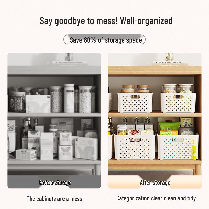 Multi-Purpose Household Storage Basket for Snacks, Toys, and More