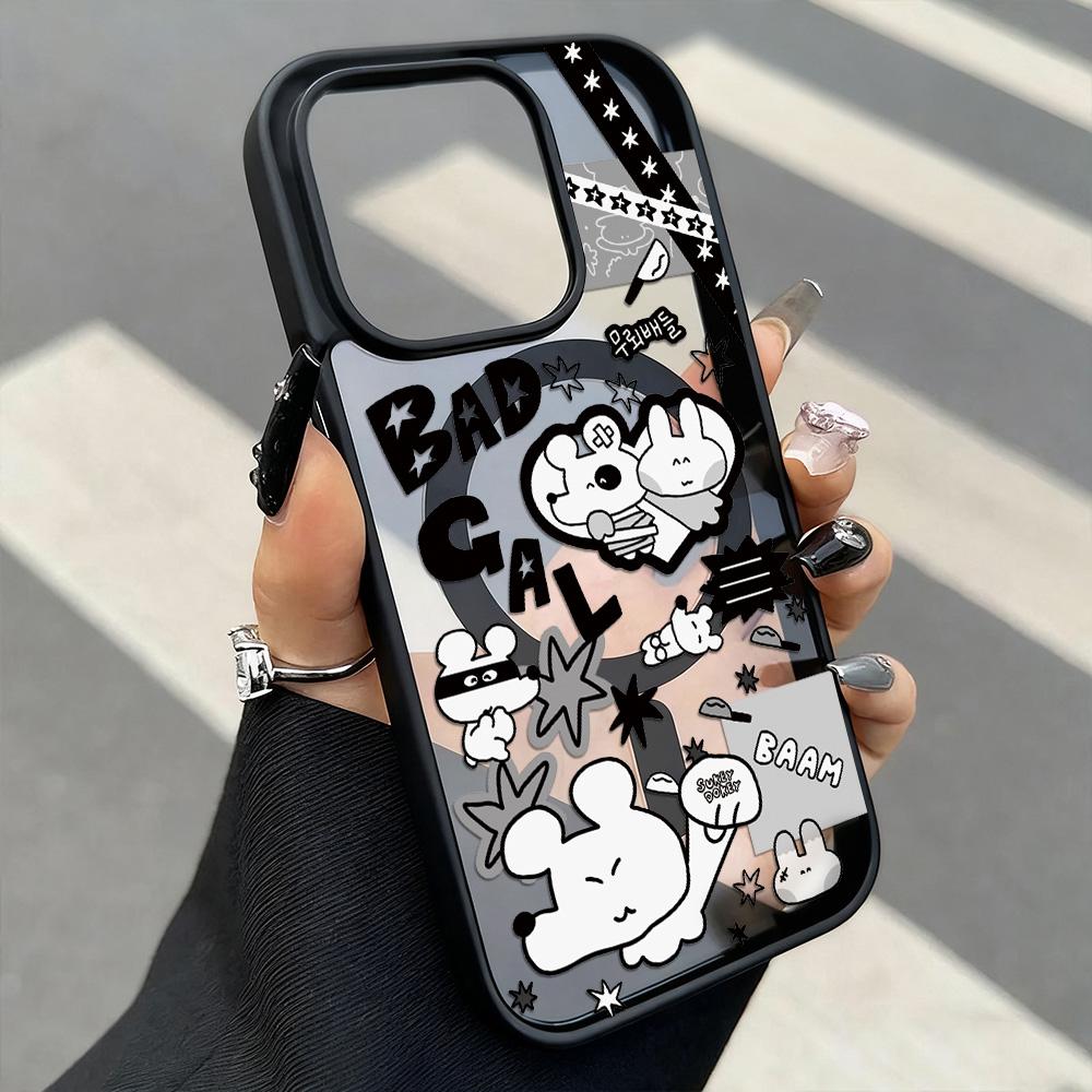 

Magnetic Phone Case for iPhone 11 12 17 14 15 Pro Max 15 14 16 Pro13 14 15 16 Shockproof Case Mag-Safe Magnetic Ring Back Cover iPhone 11