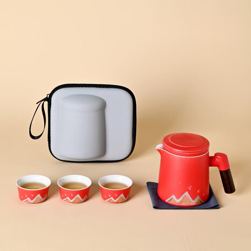 Portable Ceramic Travel Tea Set