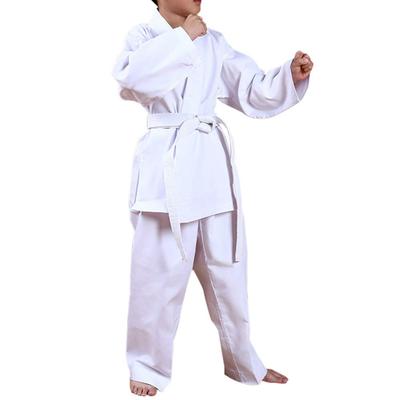 Karate Set for Practice and Martial Top and with White for Kids and Adults 3-Piece Class, Arts, Pants, Belt, (Children, L)