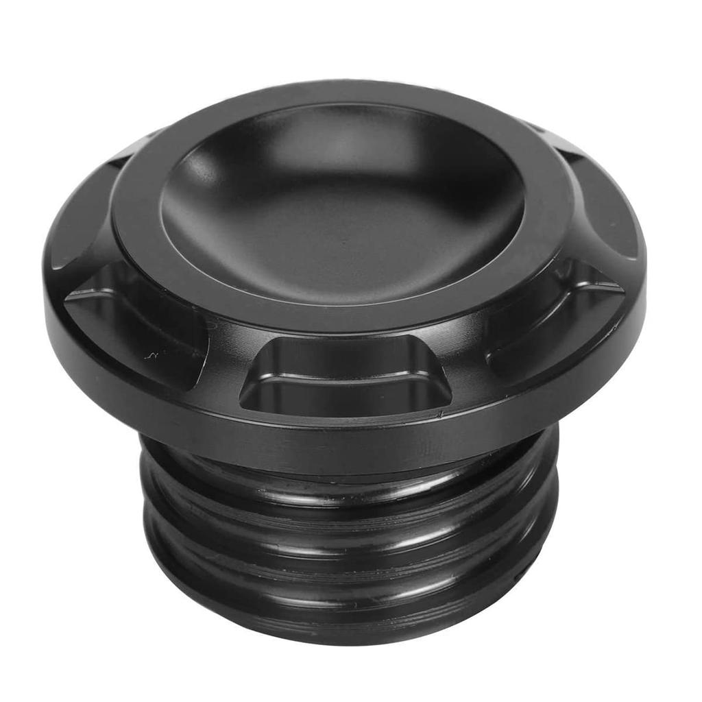 Szmsmy Black Fuel Gas Cap Right for 96+ Harley Sportster Dyna Touring Sofyl Models