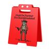 1/2/3Pcs Caution Overstimulated Desk Sign Cowboy Frog Hold On Partner I'm Overstimulated Mini Table Sign Home Office Decoration Coworkers Gag Gift