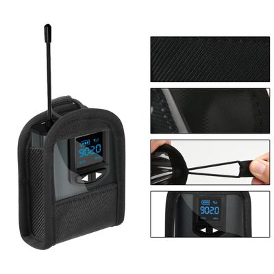 Wireless Transmitter Bodypack Holder Portable Lightweight Carrier Sturdy Guitar Accessories Shoulder Strap Pouch Storage Case