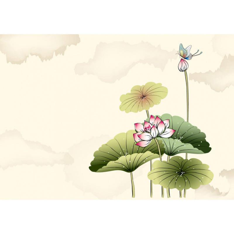 Framed Vector Plants & Flowers Ink Painting Poster with Free Shipping