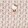 Ardi Wallet Lange Geldbörse Rund Reißverschluss Monogramm SR8 Hello Kitty Beige B195 x H97 x T22mm [ARDIE] Damen SR8-11KTBE