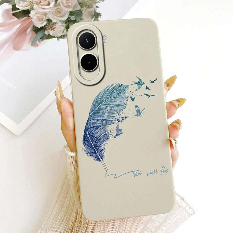 For Xiaomi Poco M7 Plus Case PocoM7 4G Pretty Girl Sunfower Painted Phone Case For Xiaomi Poco M7 Pro PocoM7 Plus 5G Soft Fundas