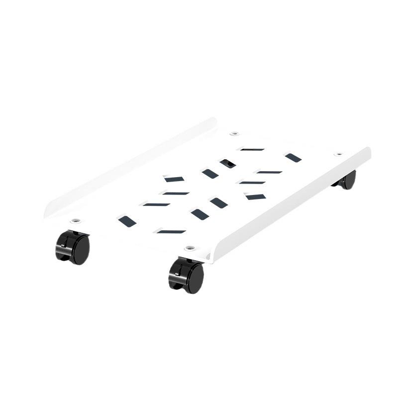 Movable Computer Host Desktop Case with Wheels and Retractable Thickened Base