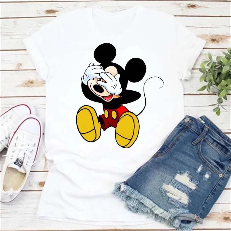 Oversized Unisex T Shirts Cartoon Print Ladies Clothes Cute T Shirts Short Sleeve Tops Y2k Harajuku