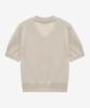 BASIC HOUSE Women'S Acrylic Open Collar Sweater Light Khaki Lzkt3201