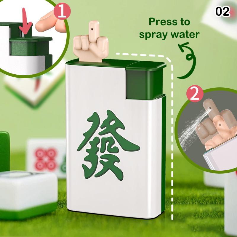 Water Spray Lighter  Prank Drinking Water Spray Lighter Mini Cartoon Pranker Squirt Water Prop Portable Water Jet Lighter