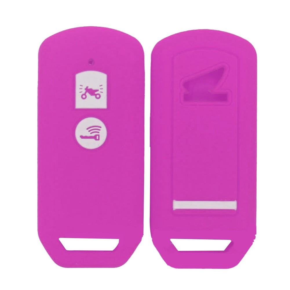 Light Thin Feel Key Case Purple Silica Gel Material