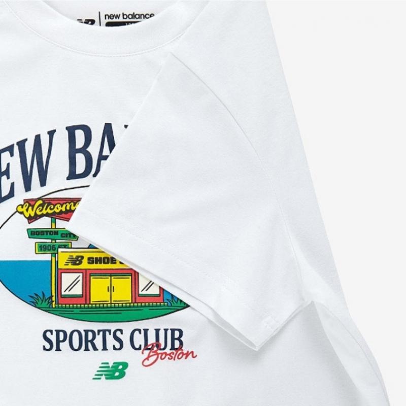 New Balance Half Club  Kids Graphic Sorona ShorT Sleeve T shirT Nk9ee2105u 10 ShorT Sleeve Tee