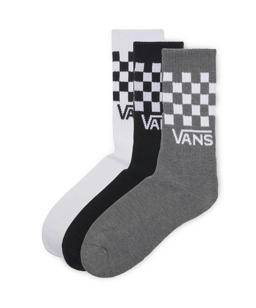 VANS Classic Check Crew Socks - Black:White / Vn000F0Wy281