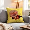 Cartoon Anpanman Cushion Cover 1Pcs Decorative Covers Soft Cushion Case For Sofa Couch Decor 40X40 45X45 Pillowcases