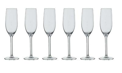 JUEGO DE 6 COPAS para champán Orpéa 160ml VIDRIO