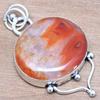 Pendant Red Copper Rutile Gemstone Gift For Her Silver Jewelry 2"