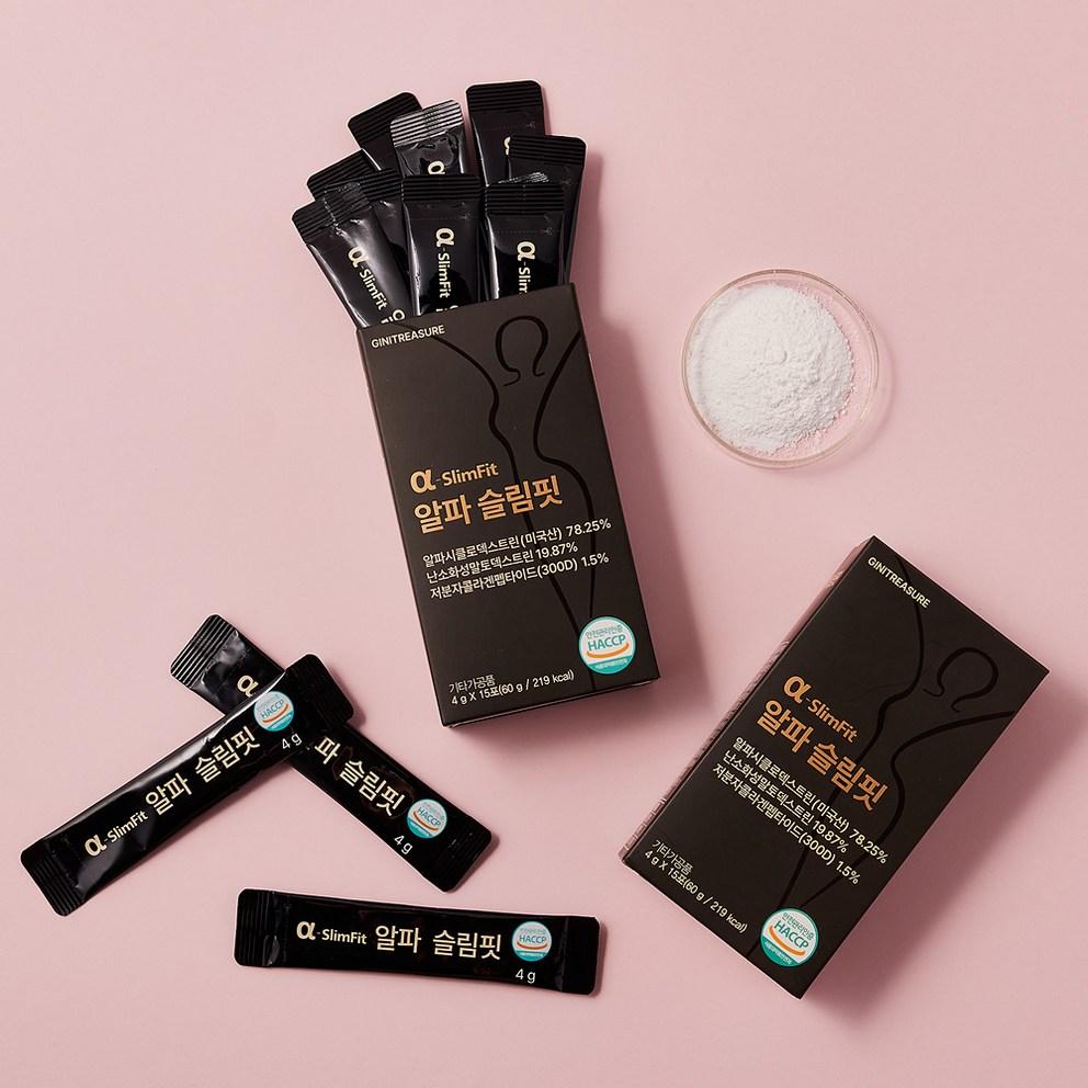 Genie Treasure Alpha CD Alpha Slim Fit - Fortschrittliche Cyclodextrin-Formel für gesteigertes Wohlbefinden (60 g x 3)