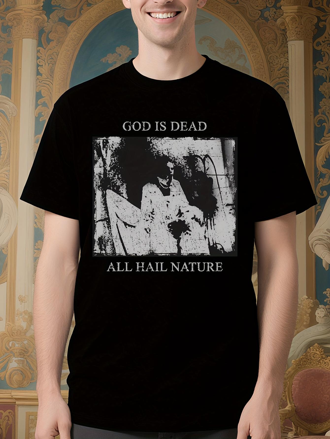 Begotten Tshirt - God Is Dead All Hail Nature Philosophy ... S